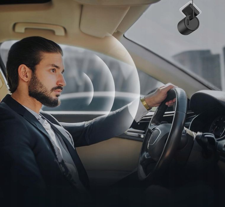 Mini Kamerka samochodowa WiFi aplikacja tryb parkingowy tryb nocny