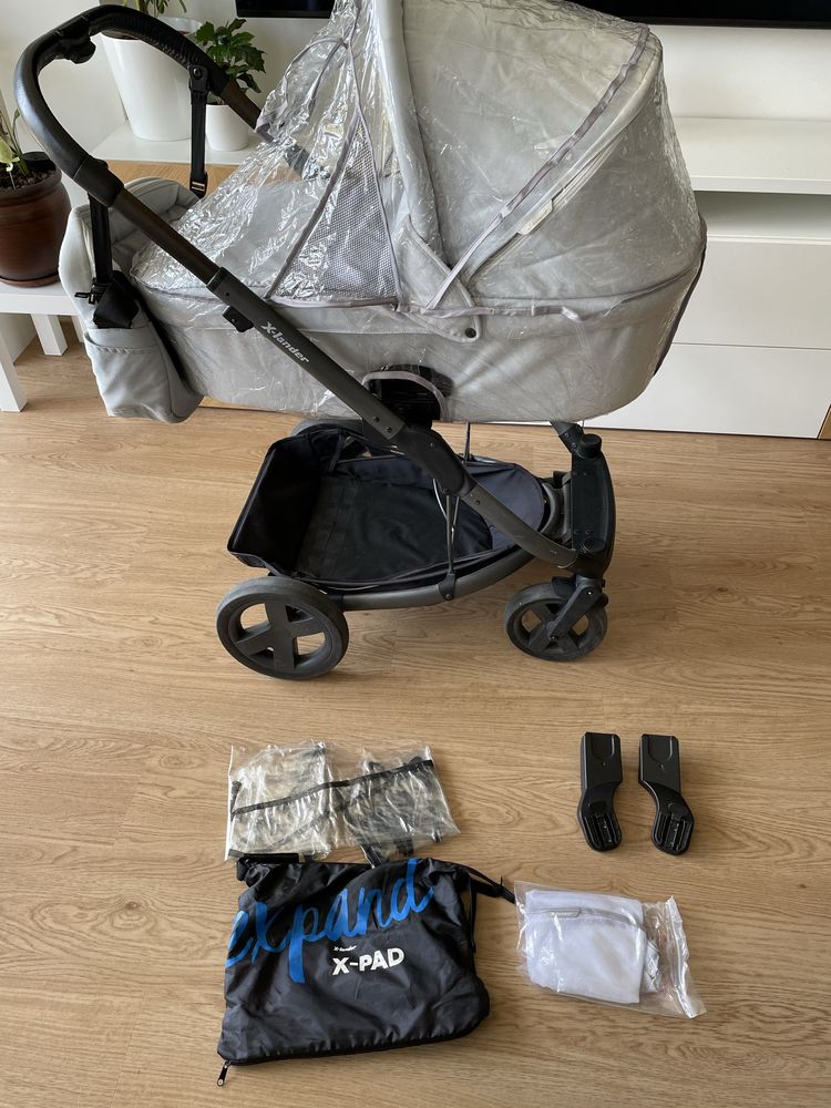 Wózek 2w1 X-Lander X-Cite + zestaw akcesoriów – stan bardzo dobry!