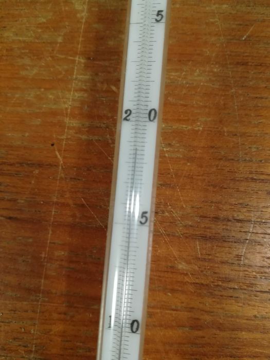 termometr do koreksu - szklany