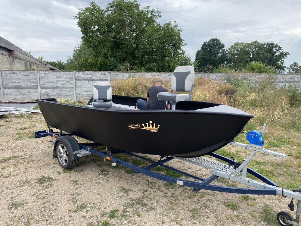 Łódka lódz aluminiowa KING 420