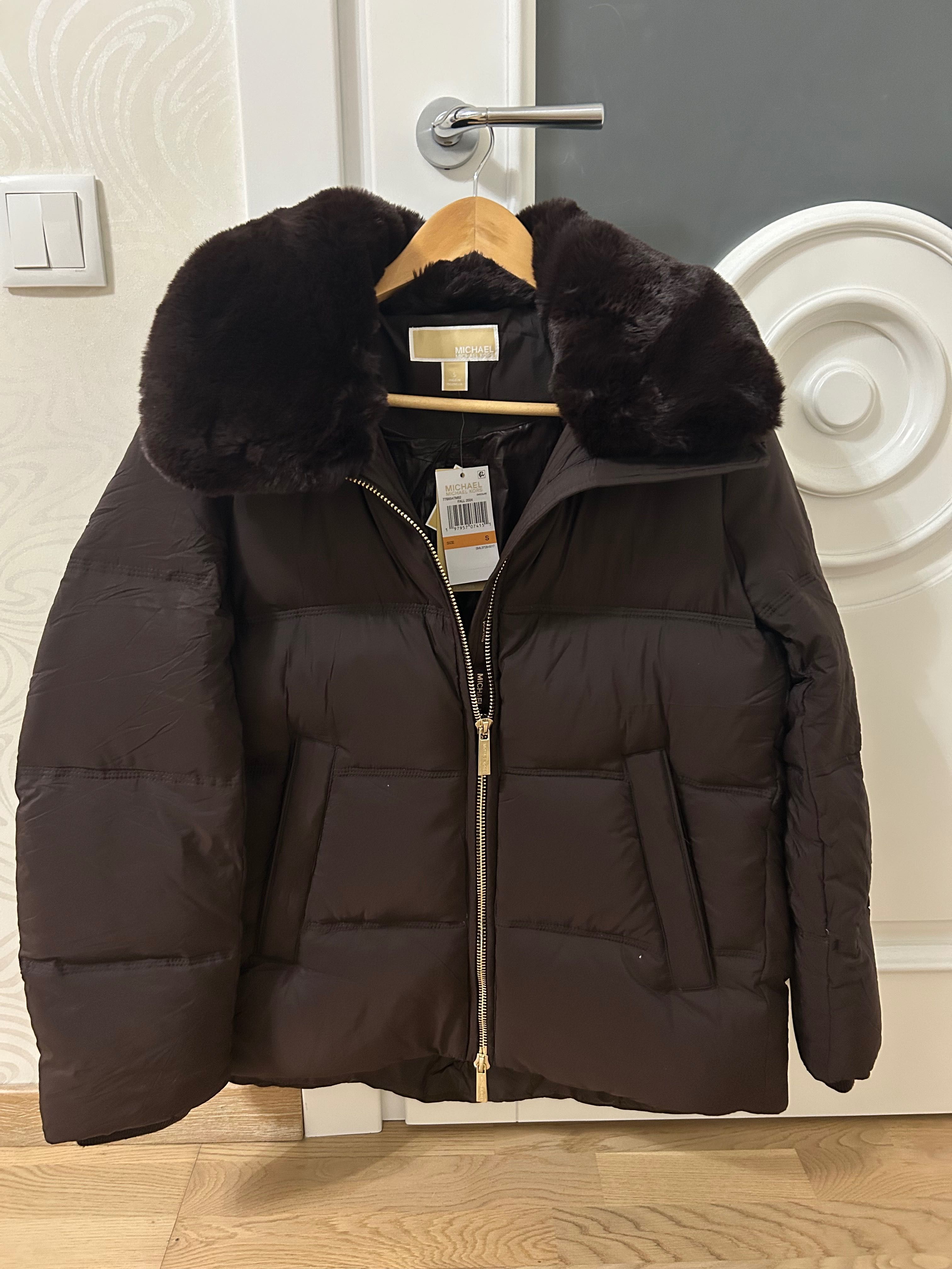 Куртка пуховик Michael Kors, розмір S, коричнева