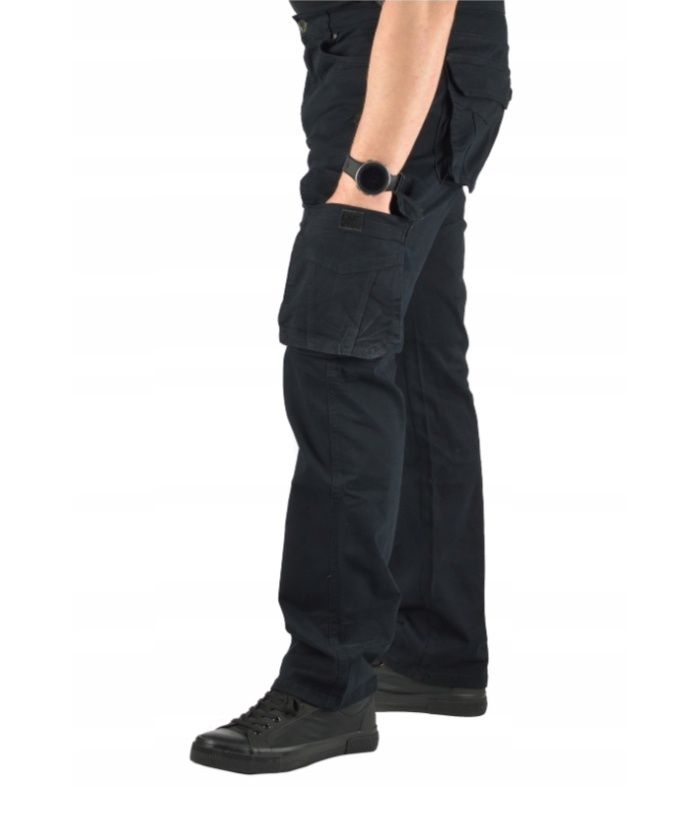 Meskie spodnie bojówki czarne St.leon f