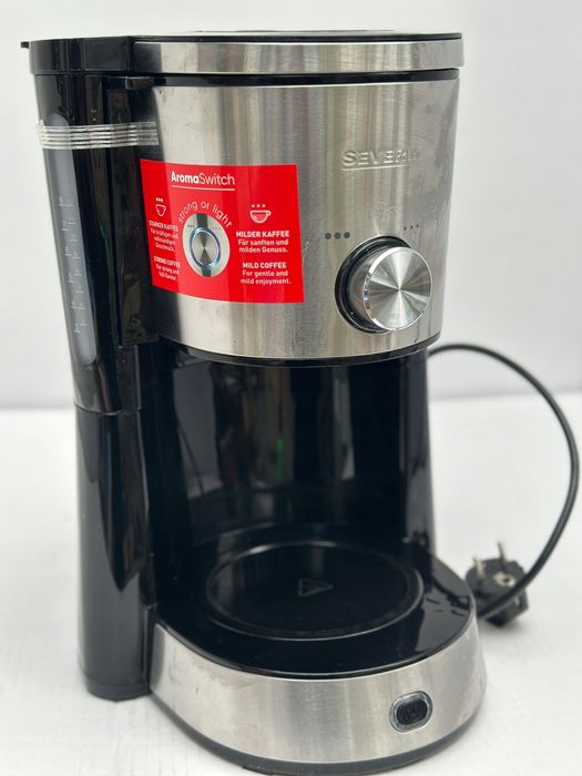 Ekspres przelewowy Severin KA 4845 1,25 l czarny/srebrny brak dzbanka
