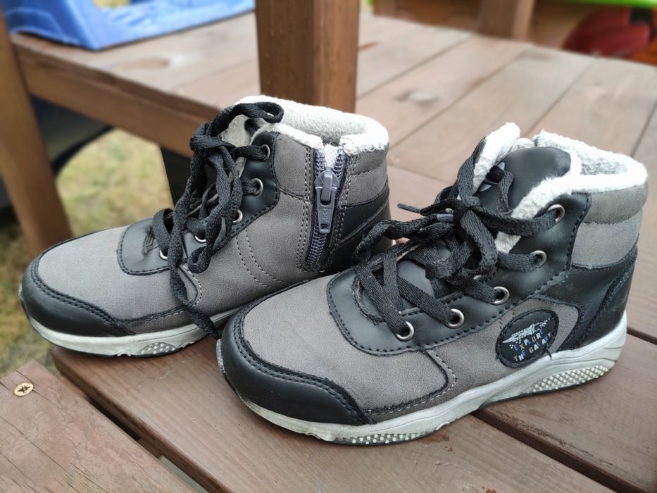 Buty chłopięce ocieplane