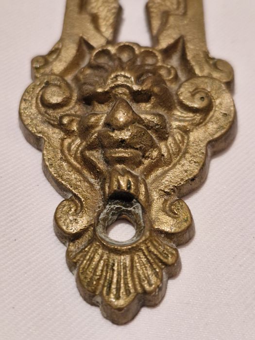 Klamki mosiężne komplet