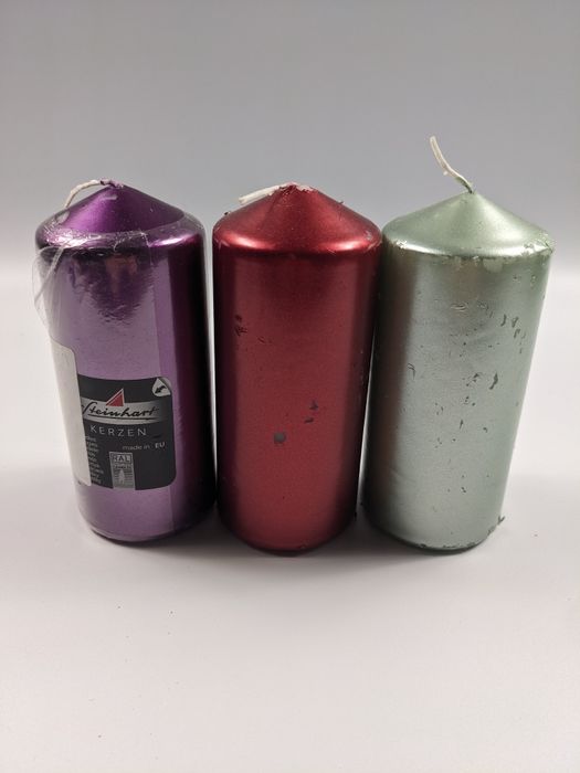 Свічки декоративні 3шт 13см