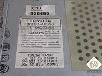 SISTEMA AUDIO / RADIO CD TOYOTA RAV 4 II 2002