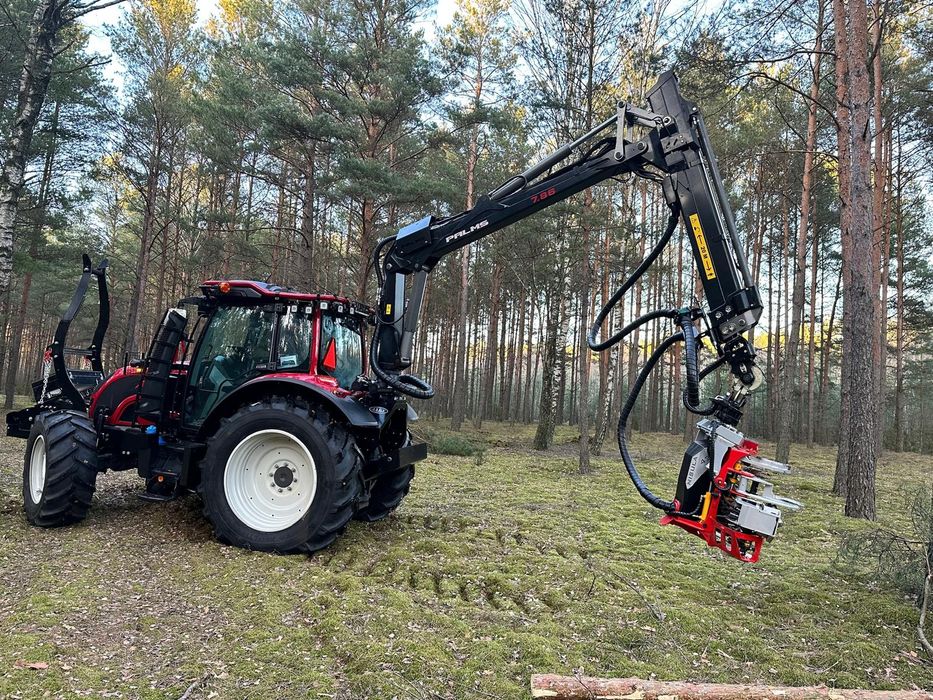 Zestaw leśny harvesterowy Valtra N135A Palms Nisula 425h HARVESTER .