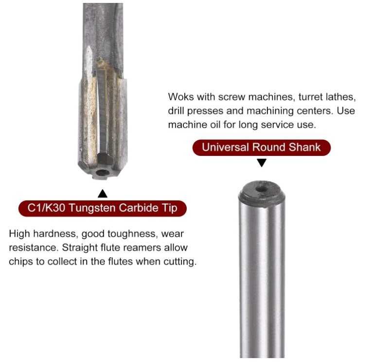 Rozwiertak maszynowy 7.3 mm H7 C1/K30