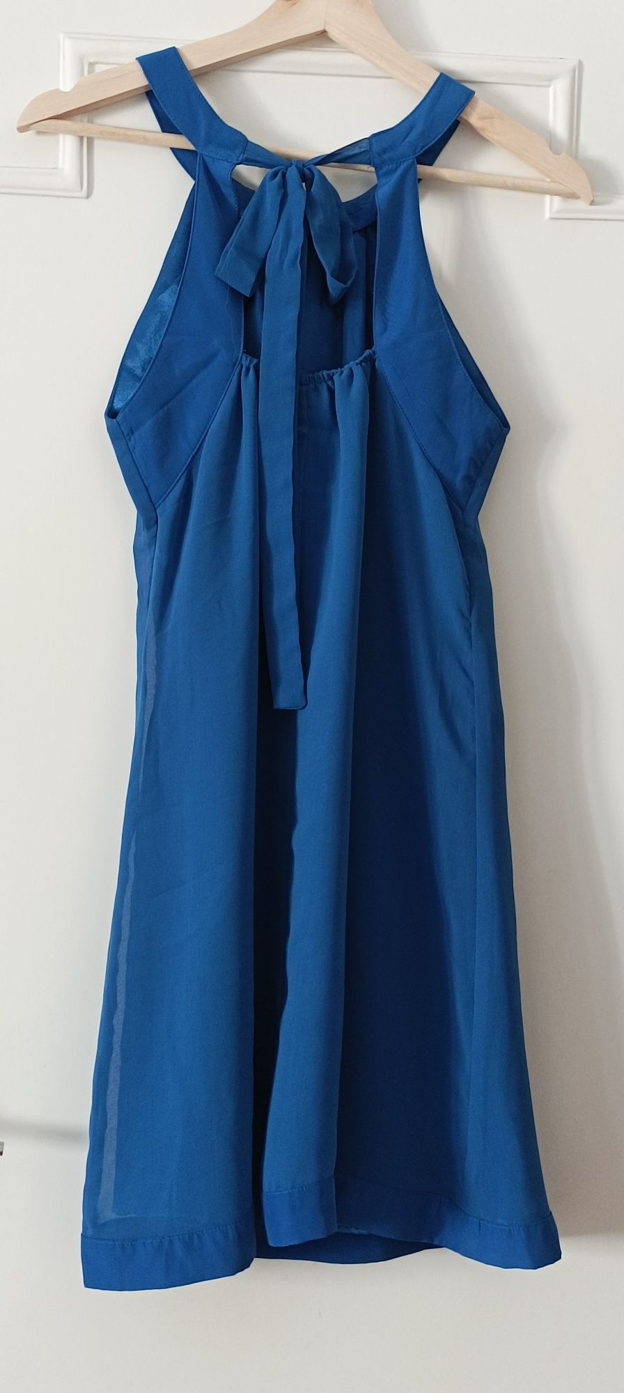 Vestido cerimônia azul Etam 34