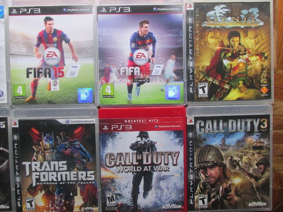 Lote de 4 jogos PS3