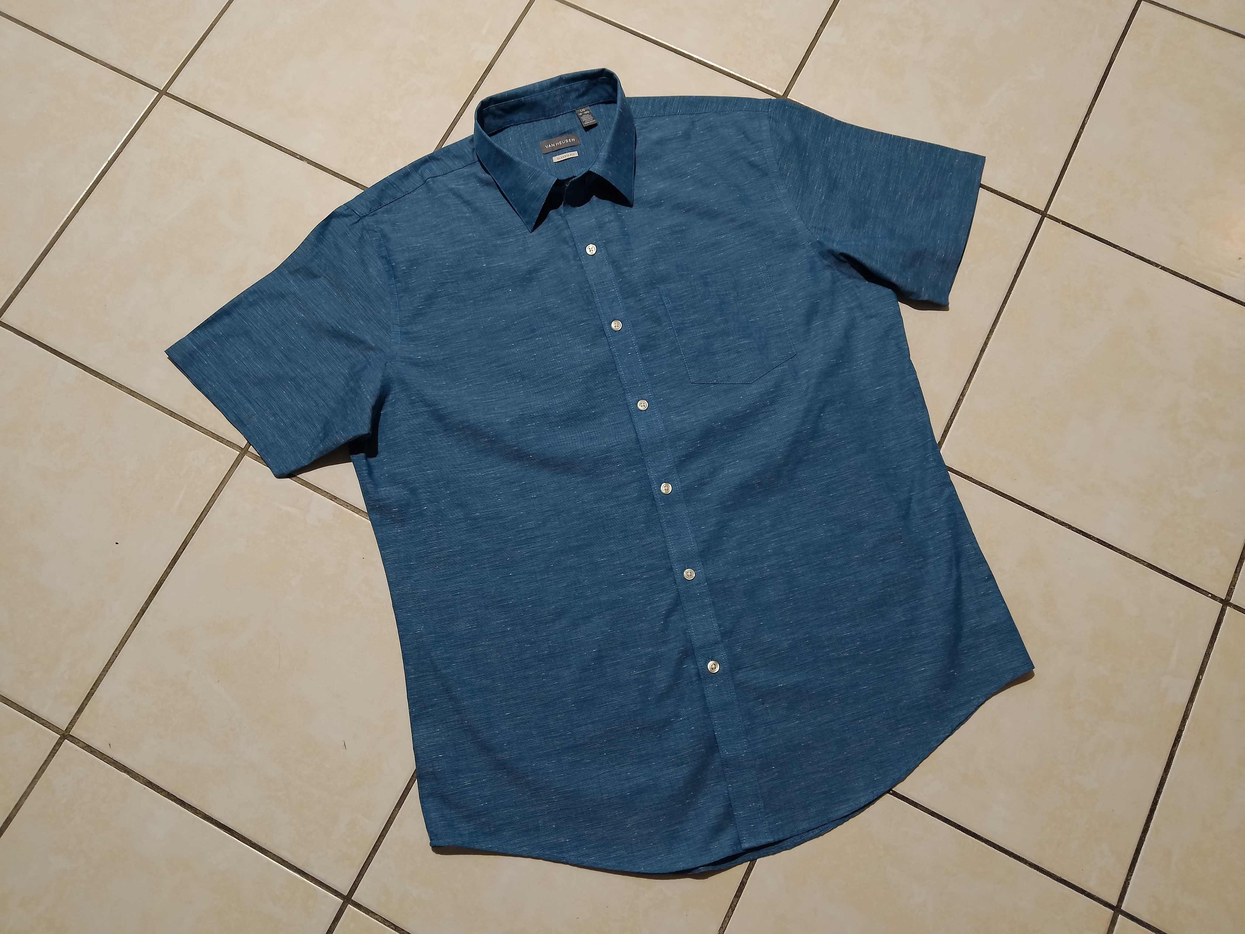 VAN HEUSEN USA - NOWA! Koszula Męska krótki rękaw rozmiar XL