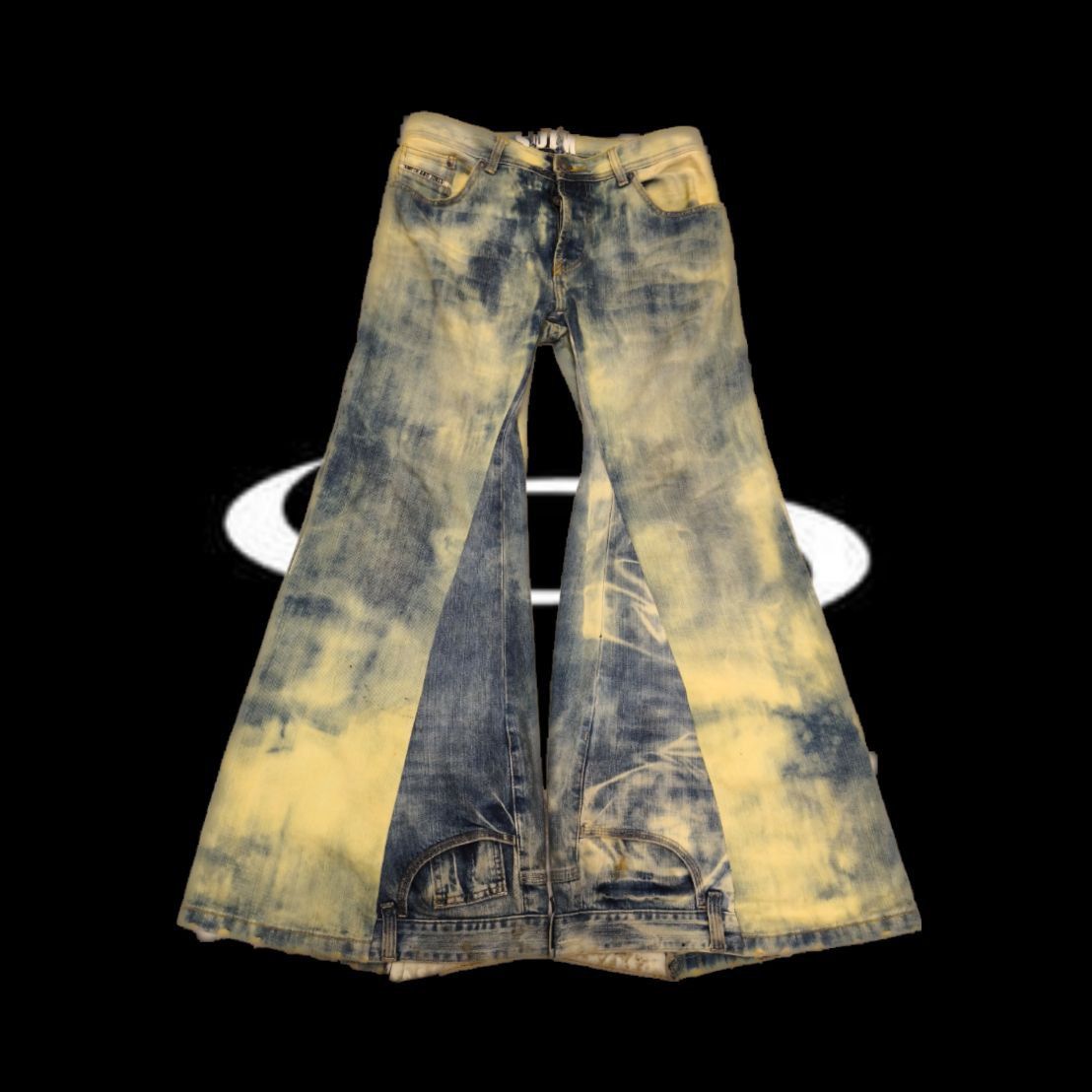Архив клёш джинсы opium rick Chrome hearts дизайнер вайперр