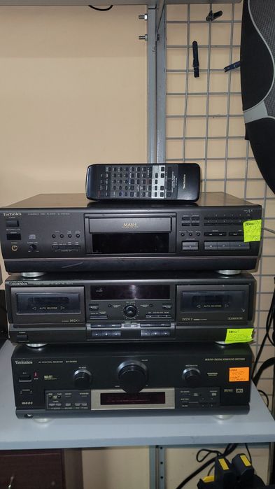 Стойка Technics CD  дека ресівер касетна дека