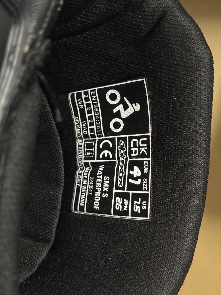 Botas APLINESTARS SMX-S Waterproof - *NUNCA USADAS*