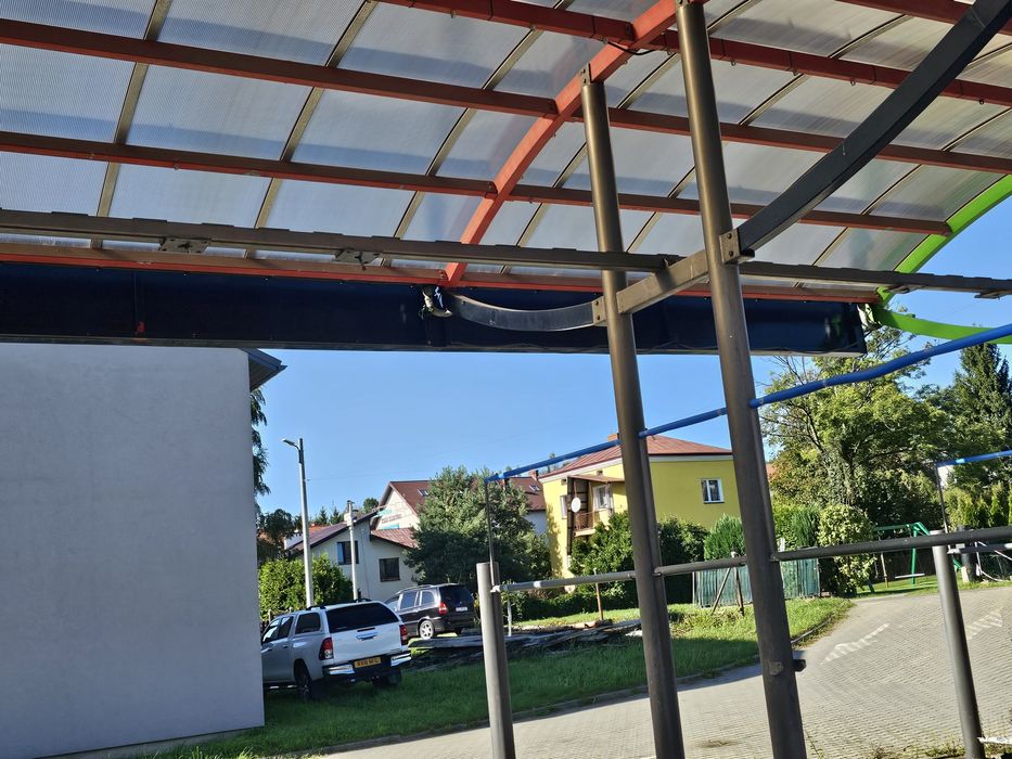Działka inwestycyjna 10,5 a –zabudowa  myjni. wiata, fotowoltaika, me