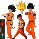 Fato Son Goku Dragon Ball Criança e Adulto