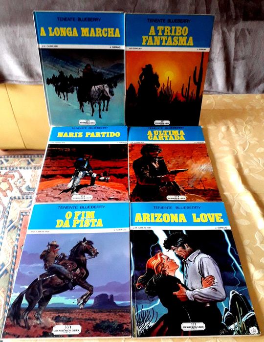 Livros BD - Jean-Michel Charlier / Jean Giraud - Tenente Blueberry