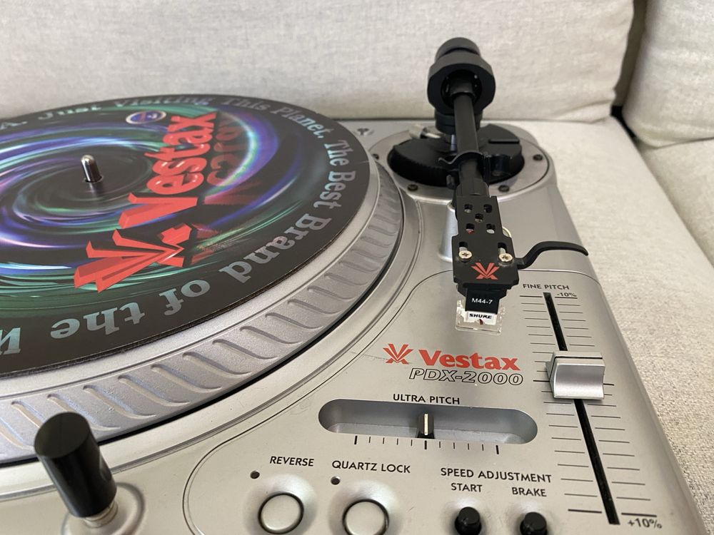 Gramofon Vestax PDX 2000 / System Shure M44-7
