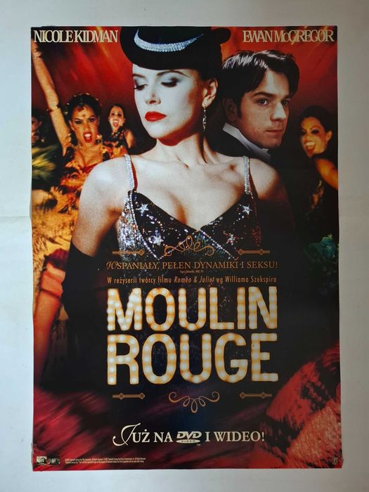Plakat filmowy oryginalny - Moulin Rouge