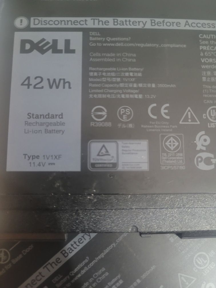 Батарея Dell Latitude 5400 1V1XF 5410 акумулятор 5500 42Wh Dell 5510