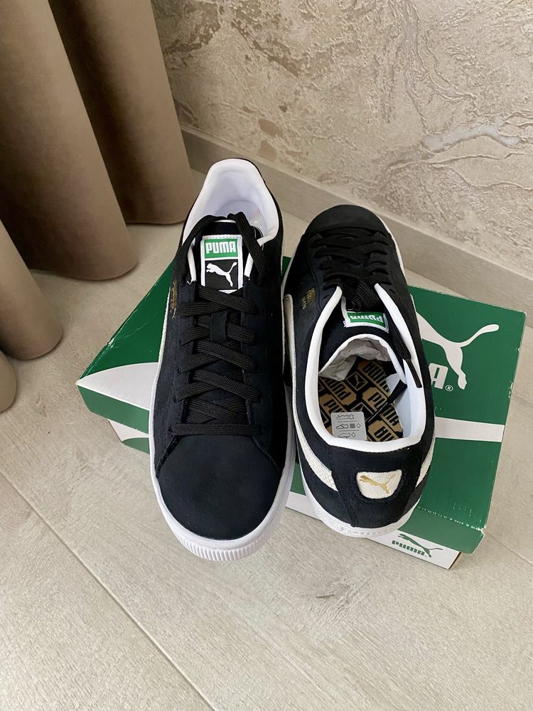 ОРИГІНАЛ Puma Suede Classic XXL чорні чоловічі кросівки 44.5 розмір