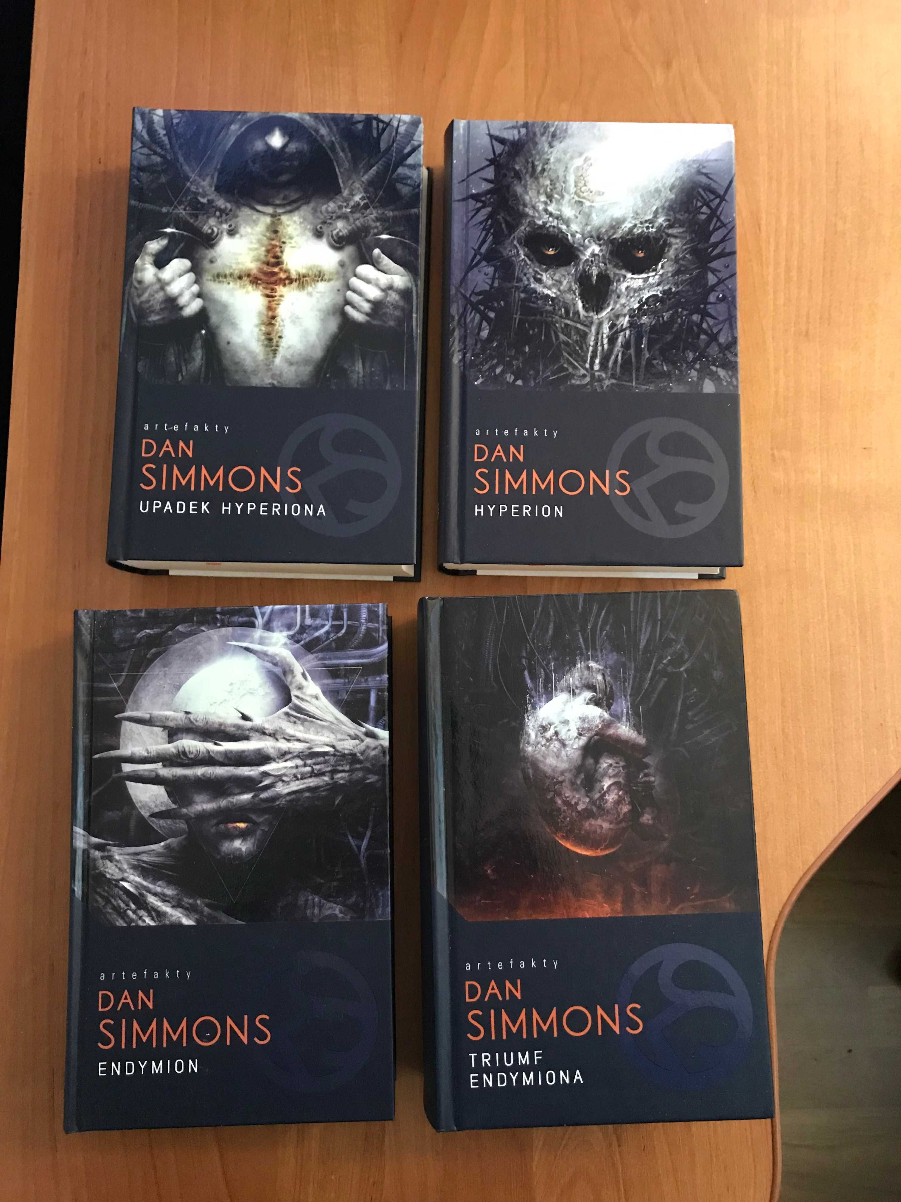 /Artefakty 7 8 14 15/ Cykl Hyperion x4 Dan Simmons Upadek Hyperiona