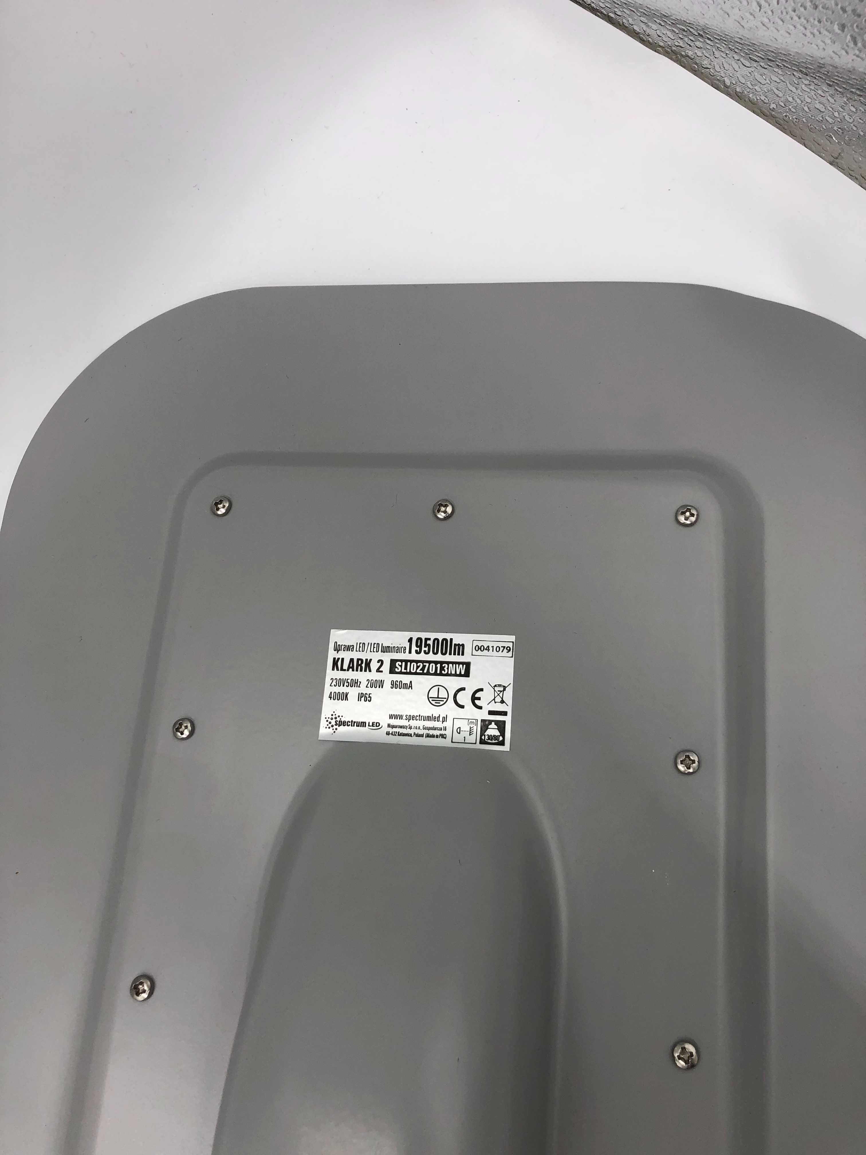 Lampa uliczna 19500Lm Klark 2 Biała Neutralna