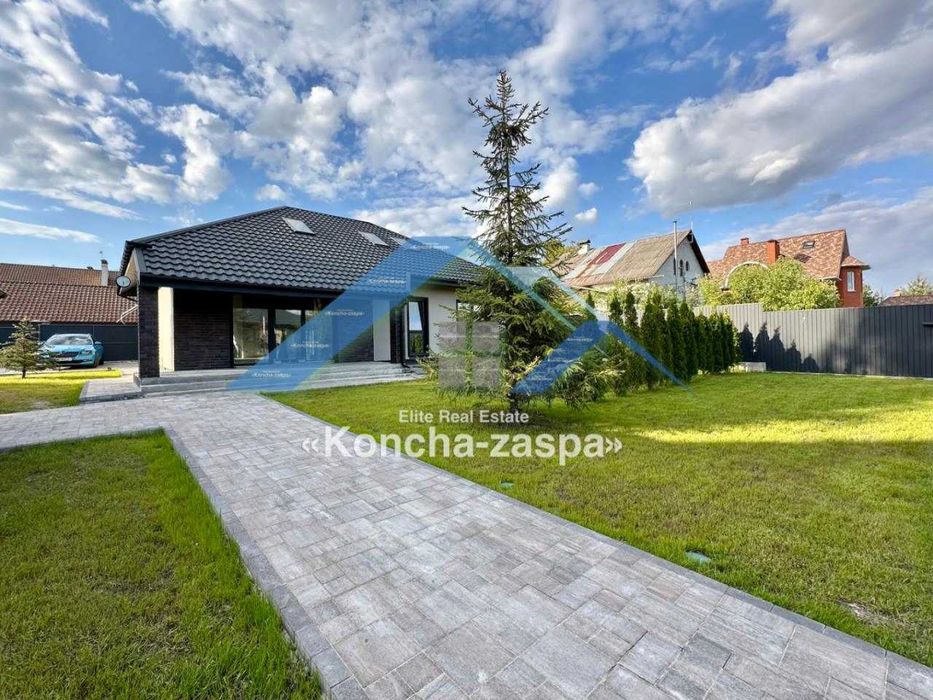 Конча Заспа. Новый дом рядом с рекой в Козине