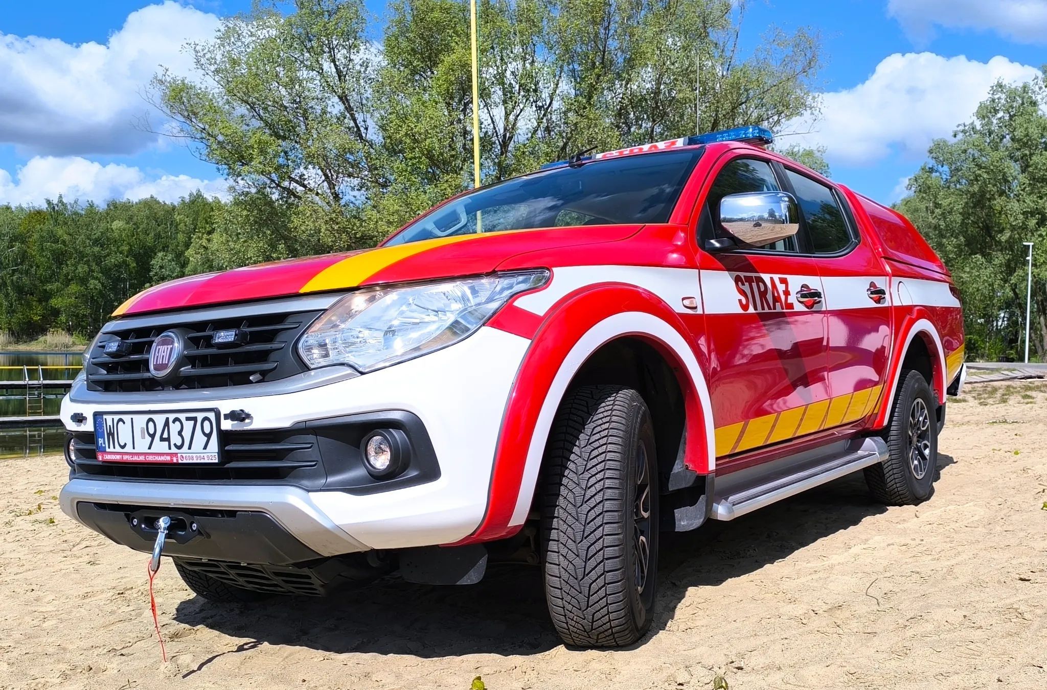 Fiat Fullback 2.4 180 KM 4x4 STRAŻ Strażacki Pożarniczy SLRr Pickup OKAZJA SPECJALNY