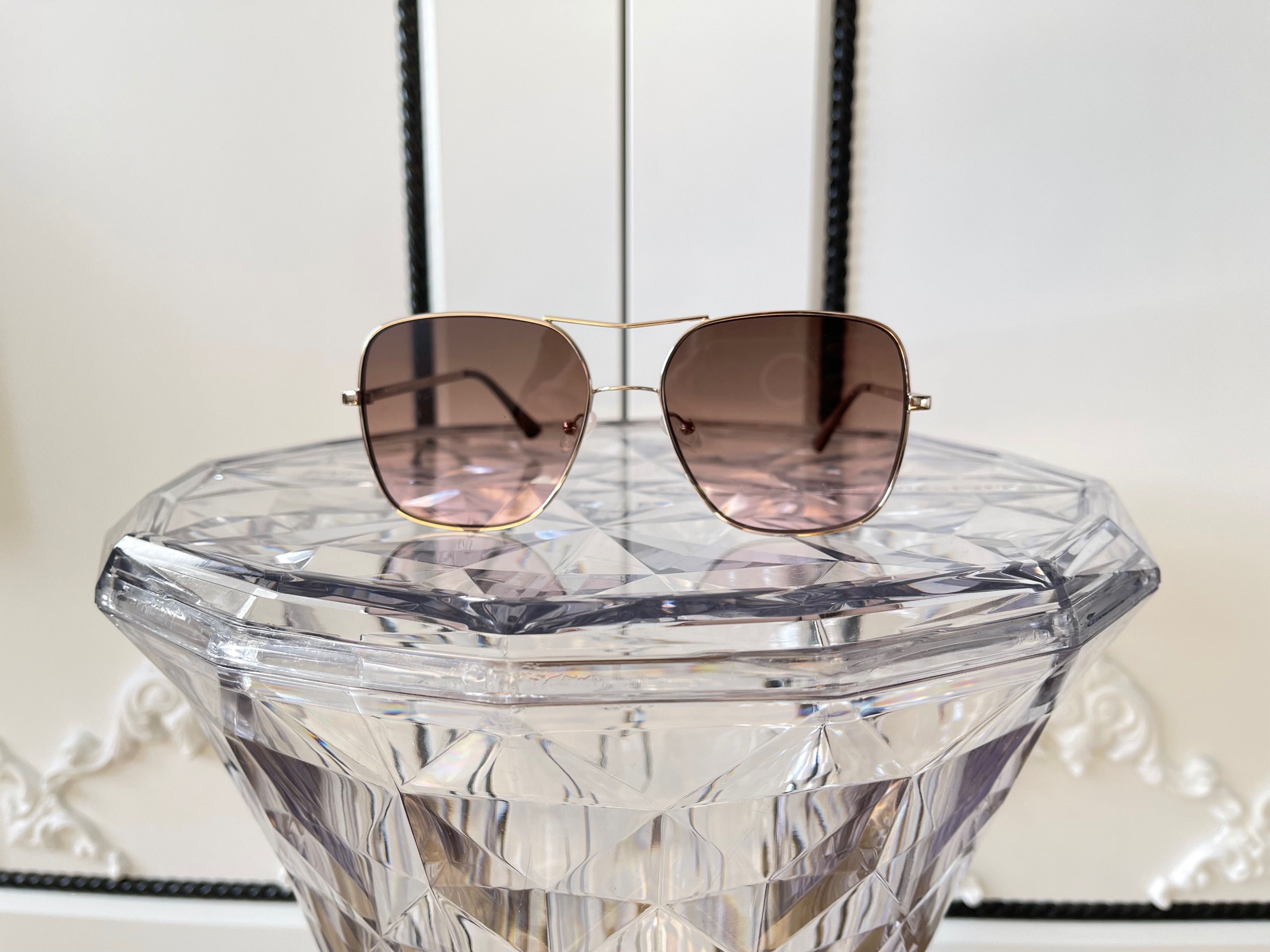 KEEN Vision Express OKULARY Przeciwsłoneczne Aviator Brązowe