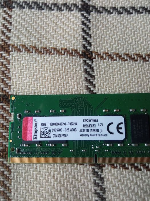 Оперативна пам'ять ноутбука DDR4 8Gb