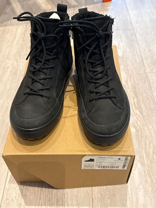 Buty męskie za kostkę, ecco, rozmiar 41.