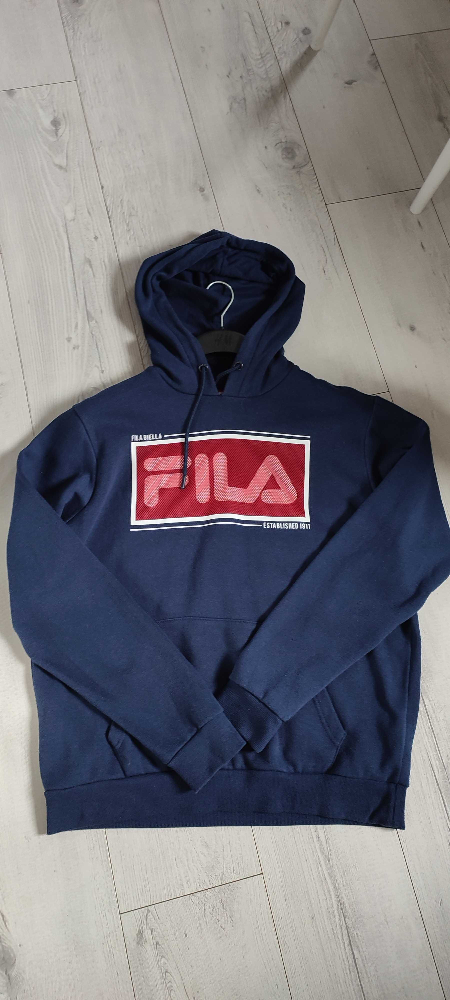 Granatowa bluza fila