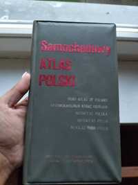 Stary samochodowy Atlas Polski PRL