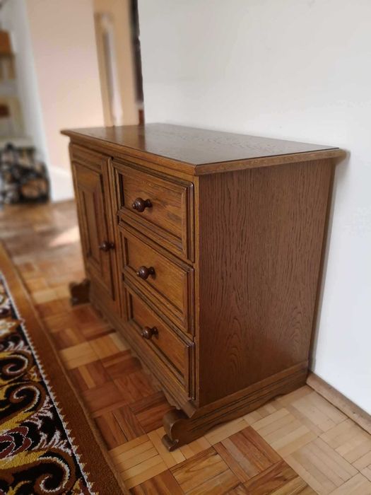 Komoda dębowa retro - PRL