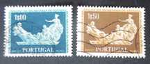 Selos Portugal 1954-Negócios Fazenda serie completa usados