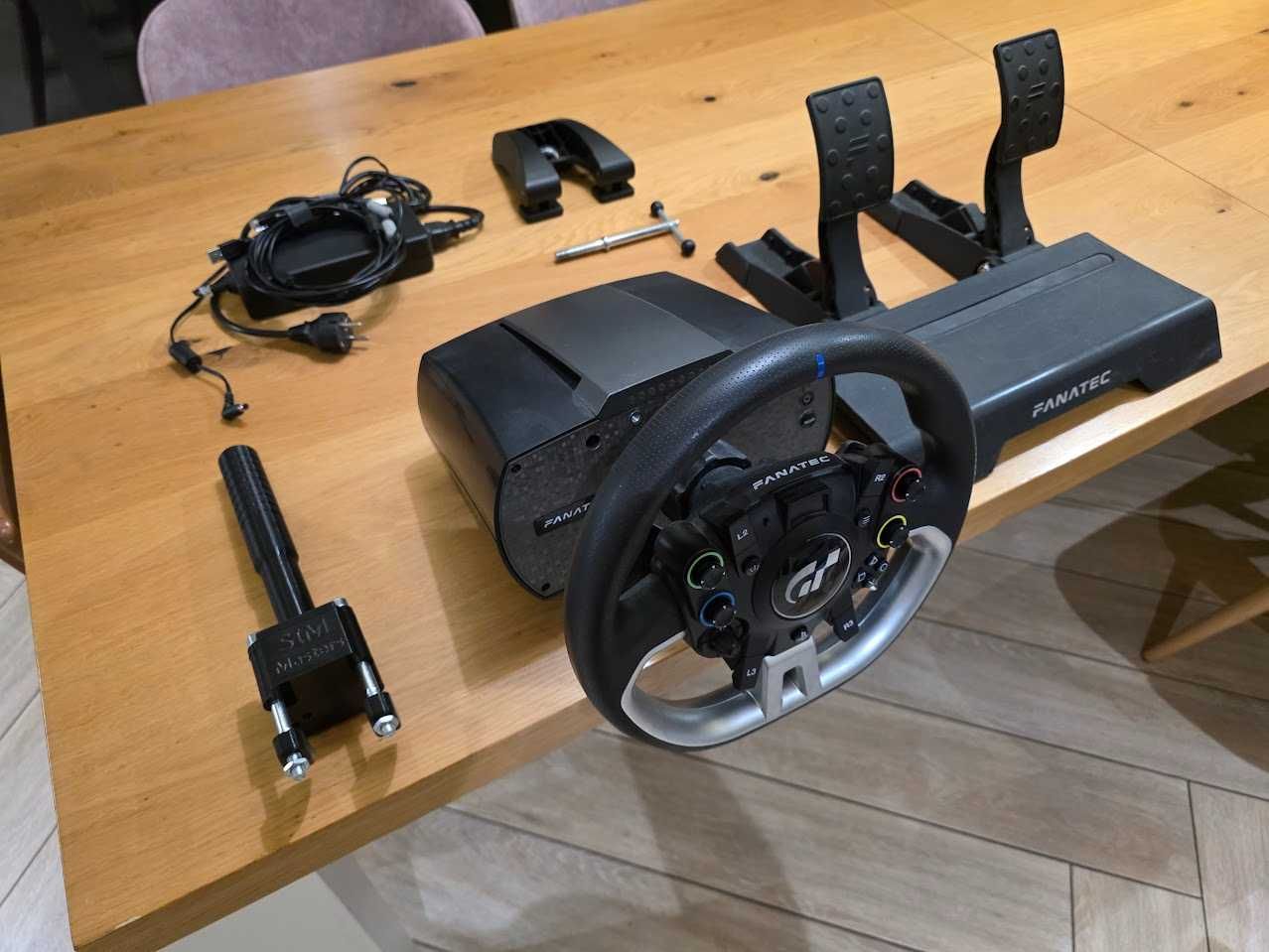 Zestaw Fanatec CSL Elite + ręczny Sim Masters