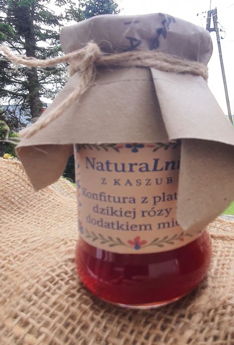 Konfitury z płatków  róży z dodatkiem miodu 2023