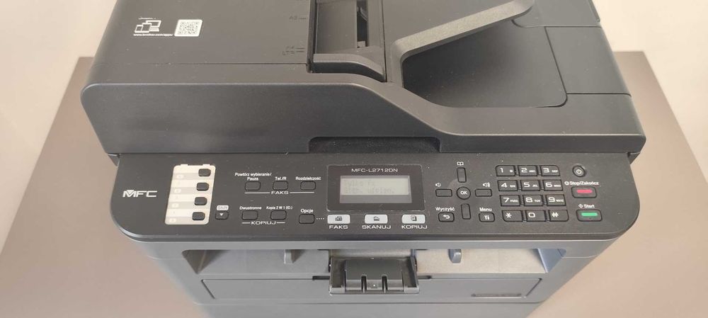 Laserowe urządzenie wielofunkcyjne 4w1 Brother DCP-L2712D + DUPLEX FAX