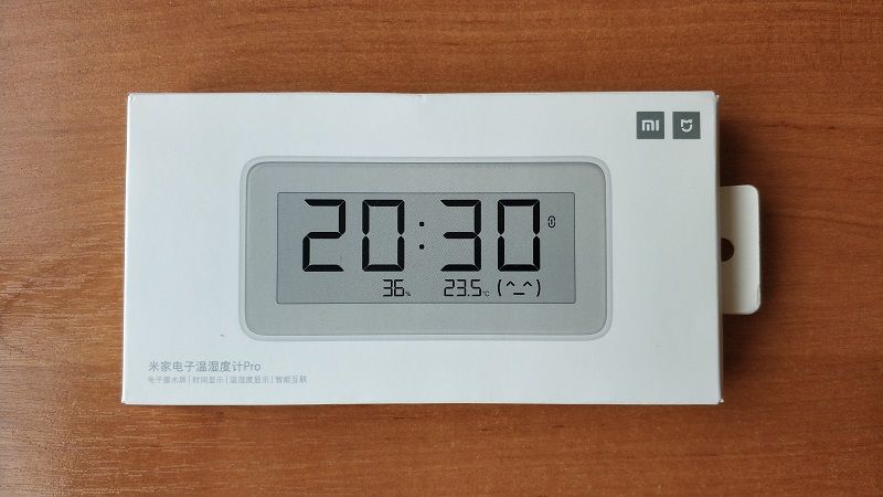 Электронный термометр / гигрометр / часы Xiaomi Mijia Thermometer Pro