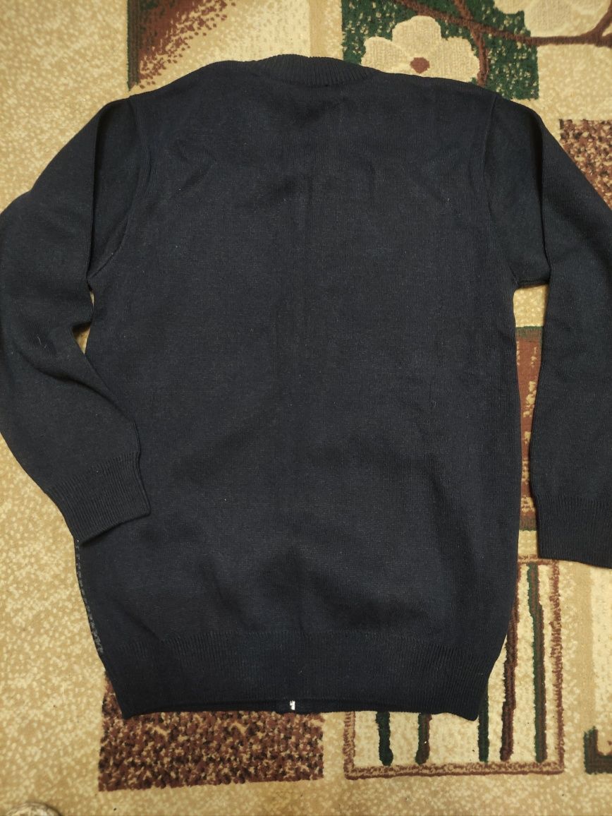Кофта на змейке р 48-50 мужской джемпер в'язана кофтина светр