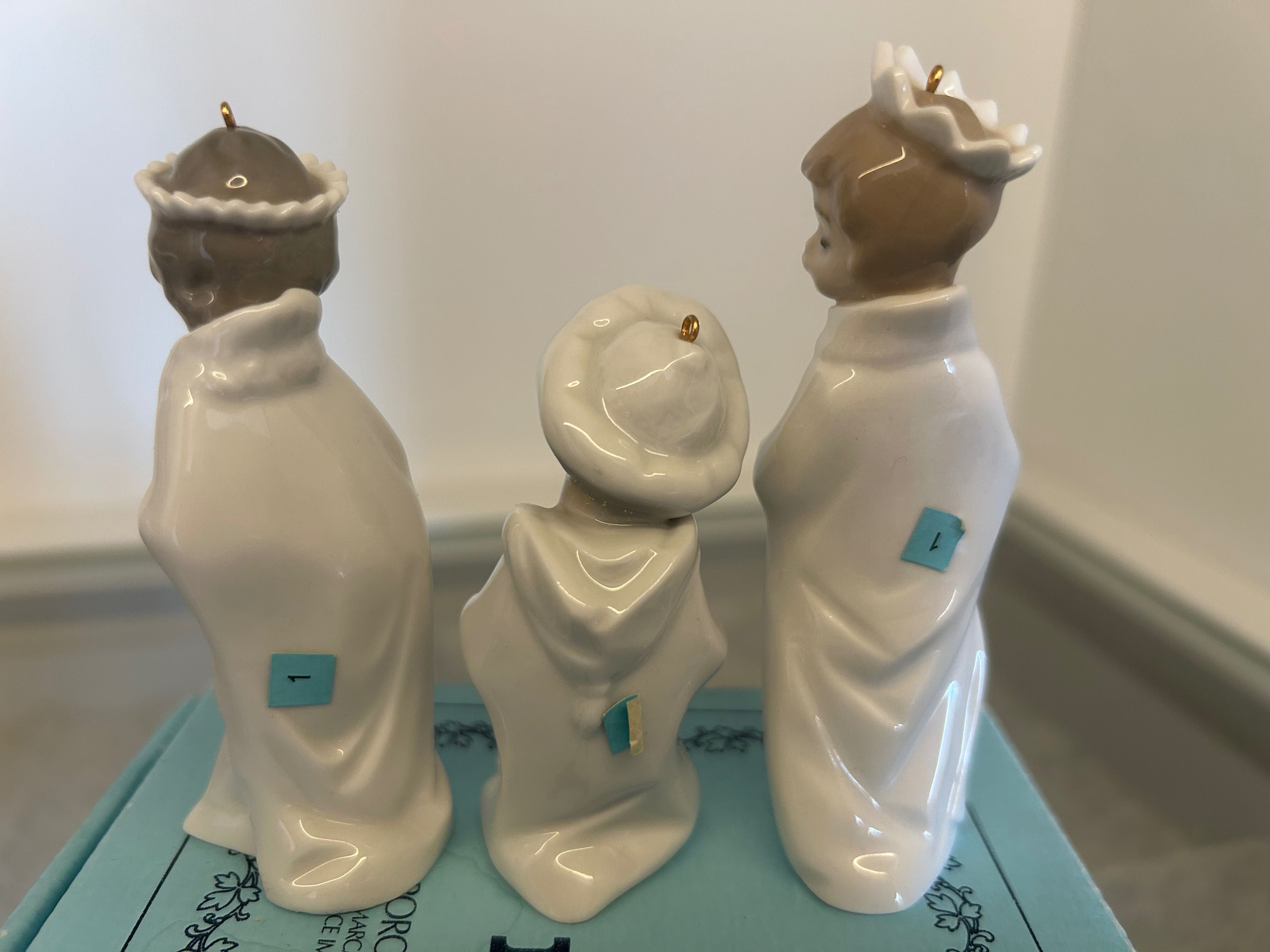 Lladró “Mini Reyes 5729” enfeites árvore de Natal
