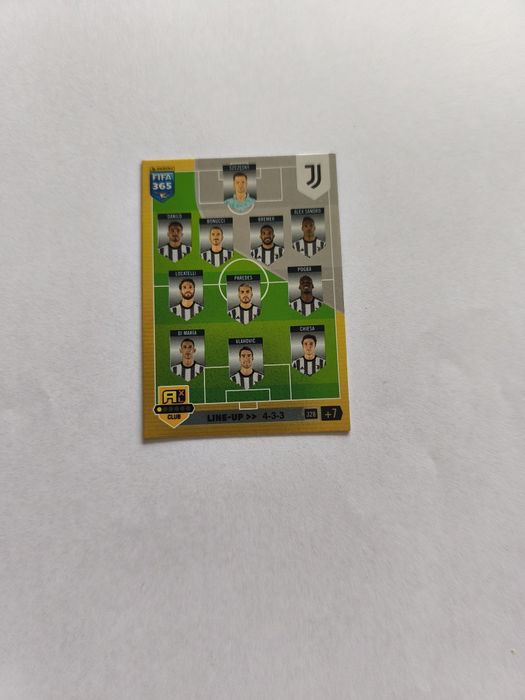Karta Juventus line-up FIFA 365 Team Mate 118 z 2023r