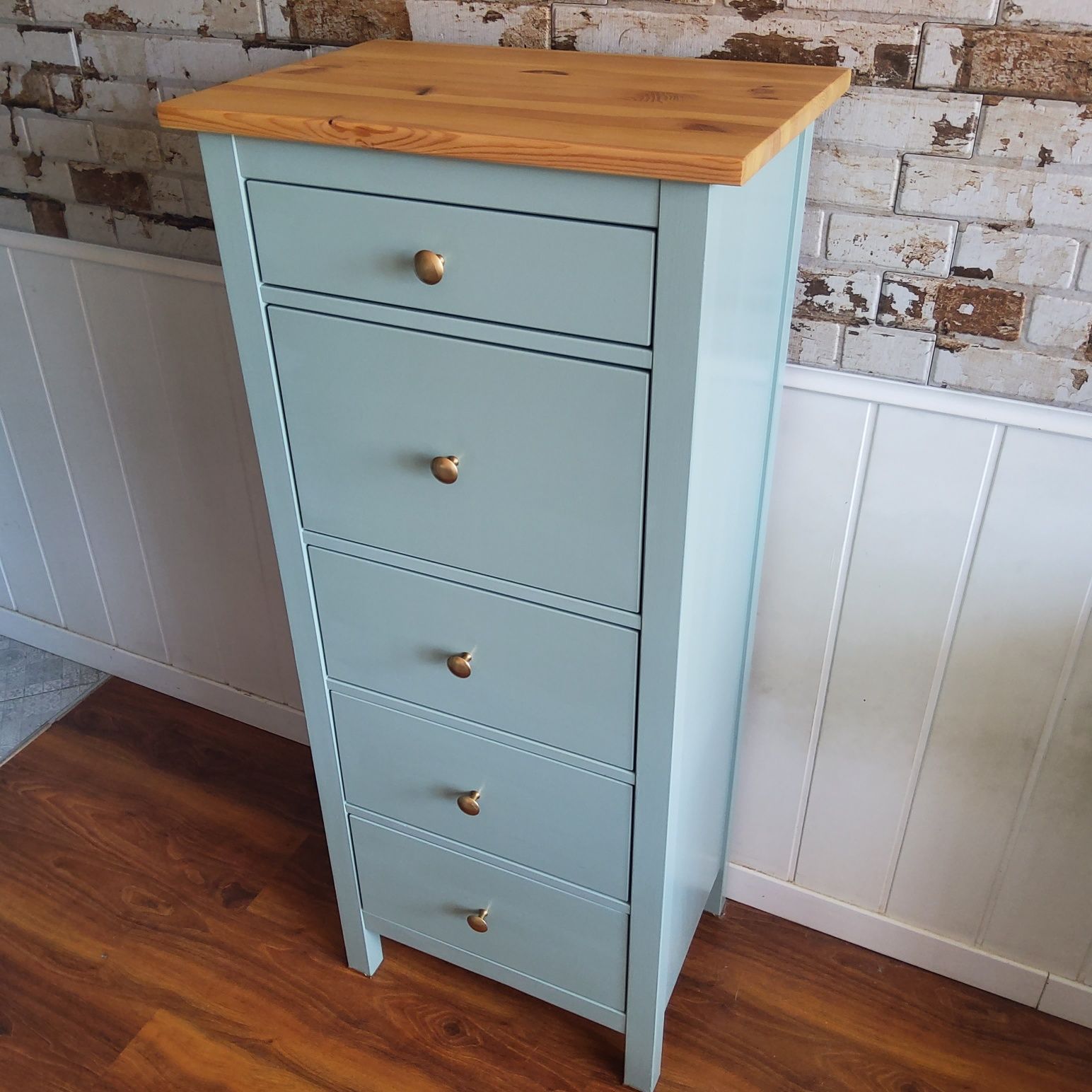 Komoda drewniana slupek ikea hemnes szafka leksvik szafa biurko
