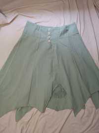 Spódnica Vintage Zielona Spódnica Fairycore