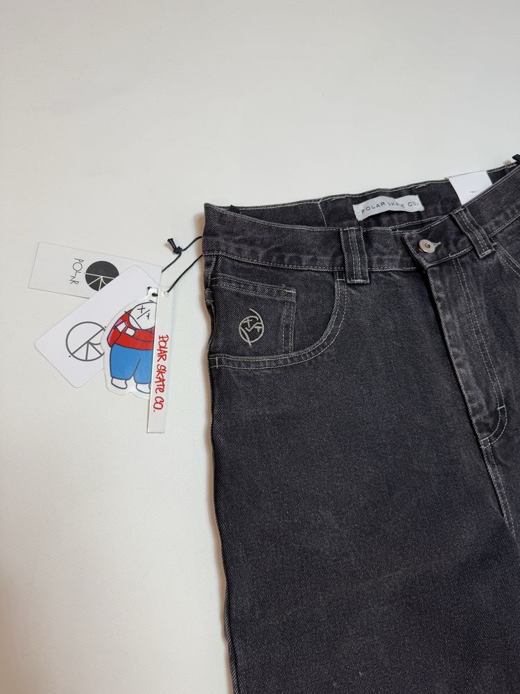 Шорти Polar Big Boy Silver black New logo (M)