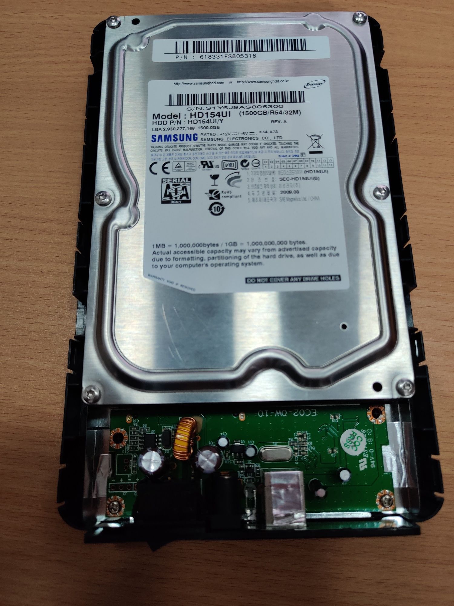 Disco externo 1.5tb