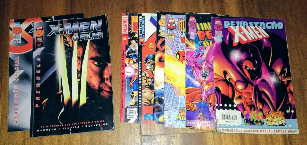 Coleção de mais de 200 Bd Marvel e DC da Devir e Abril Jovem