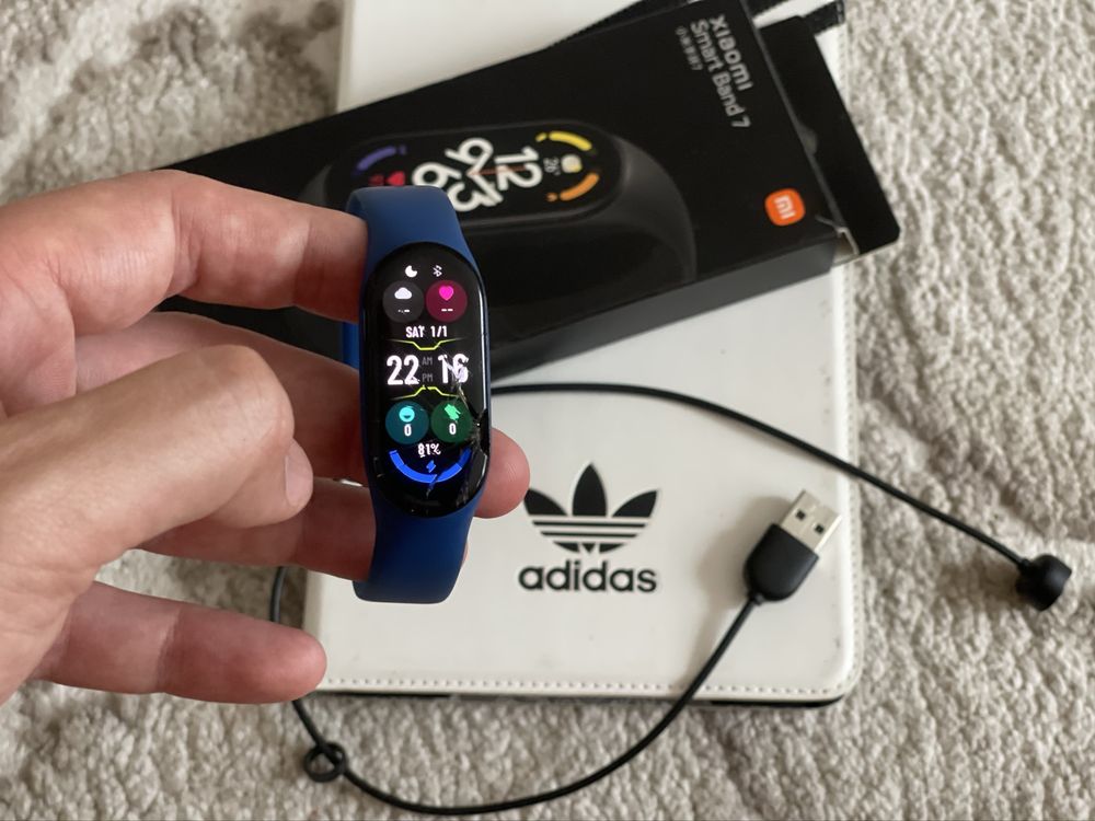 Фитнес браслет Xiaomi Mi band 7 черный